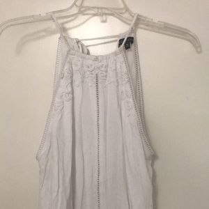 White Kendall and Kylie shift dress